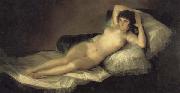 Francisco de goya y Lucientes The Maja Nude oil painting artist